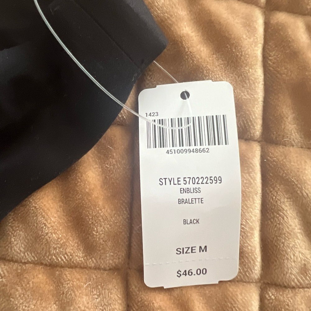 NWT - SOMA Seamless Enbliss Black Wireless Bra - Picture 2 of 4